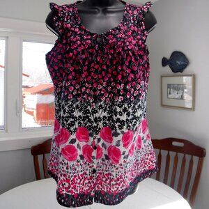Art and Soul Sleveless 100% cotton Blouse size M